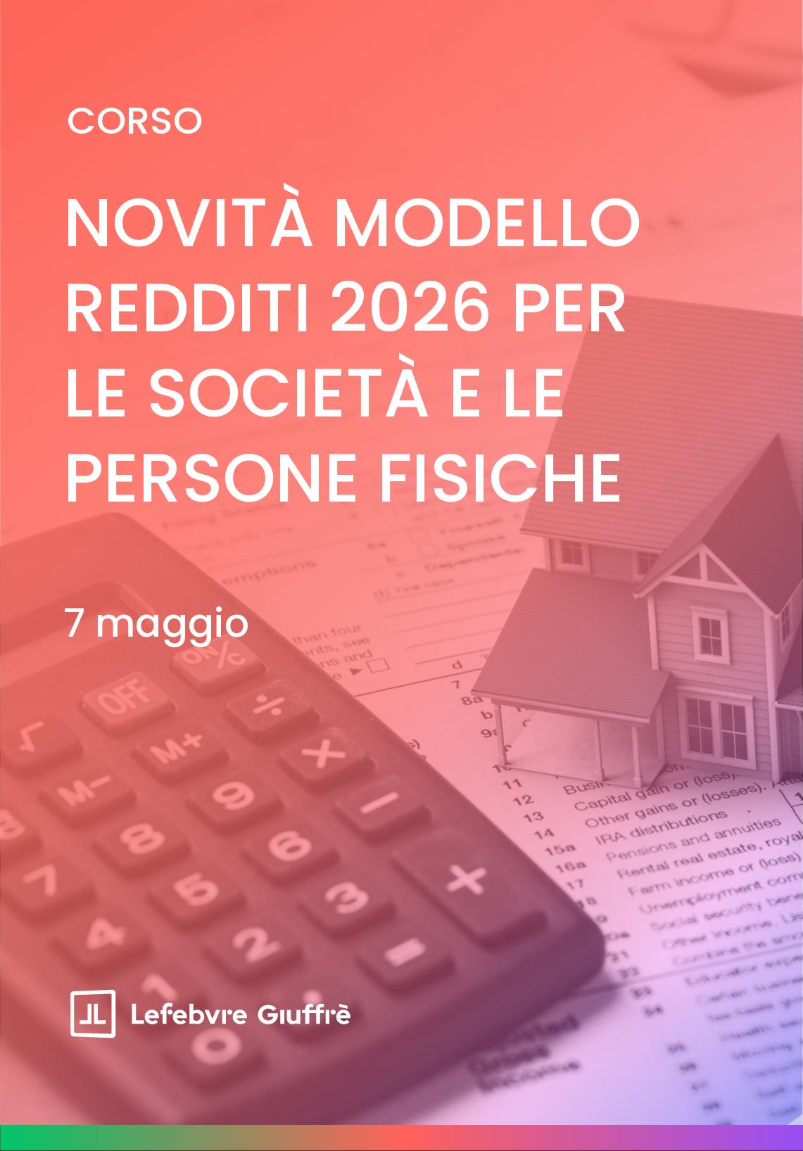 NOVITÀ MODELLO REDDITI 2026