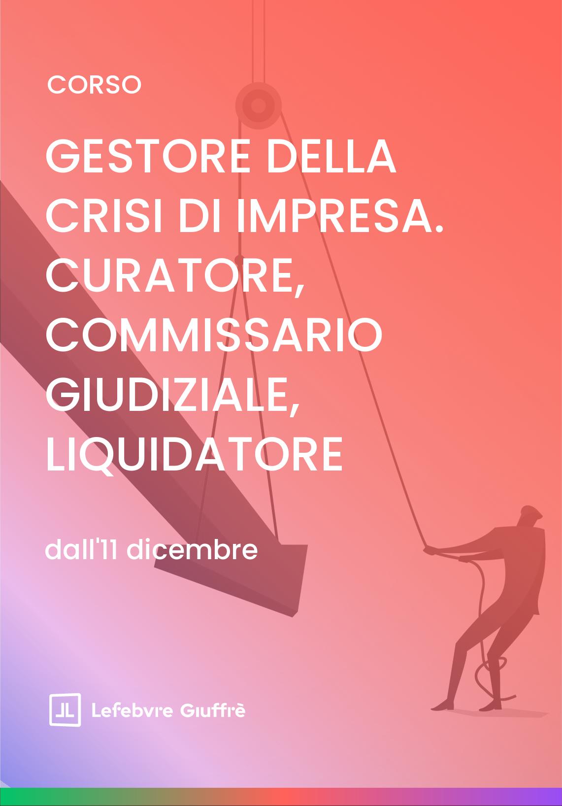 GESTORE DELLA CRISI DI IMPRESA