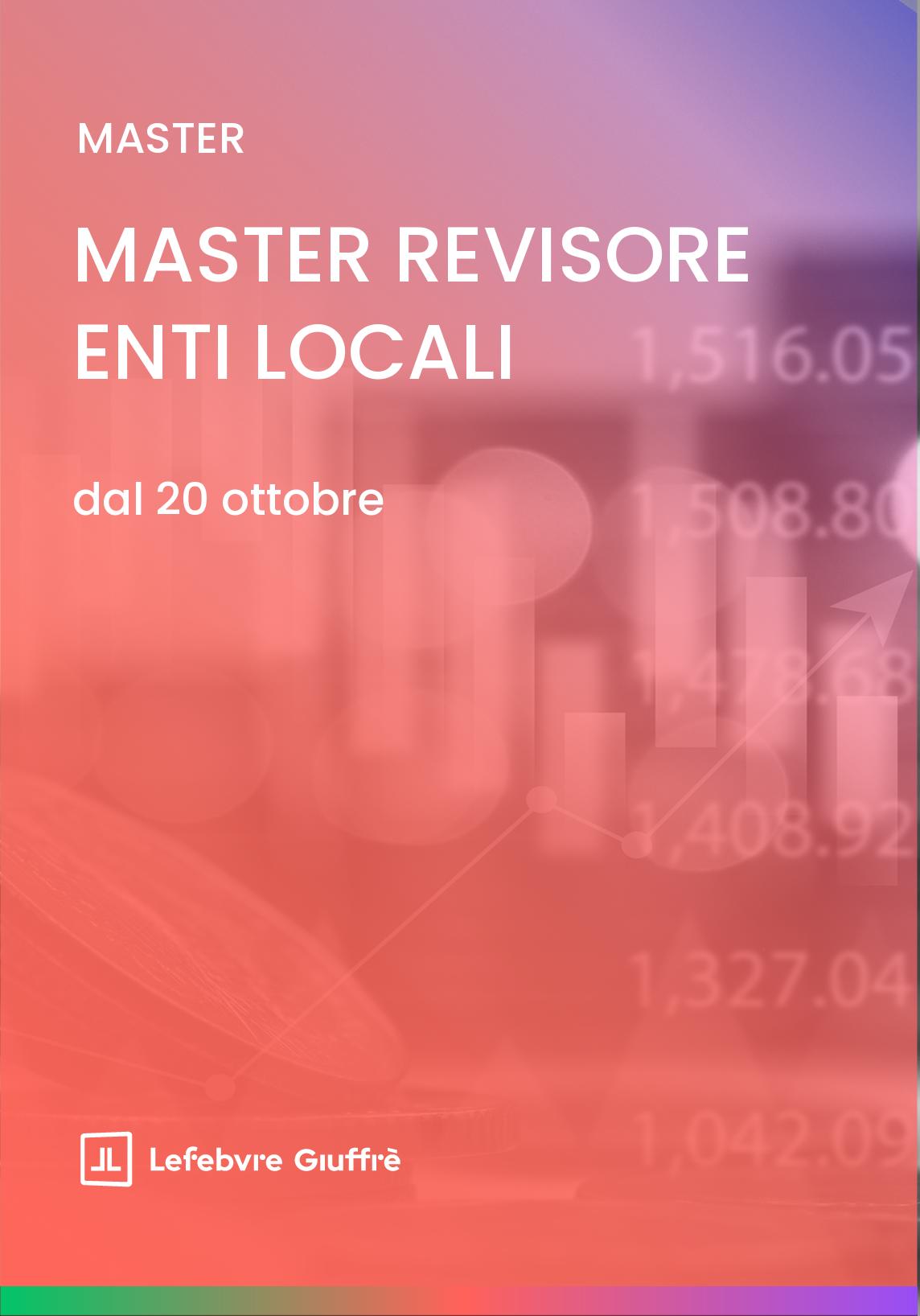 REVISORE ENTI LOCALI