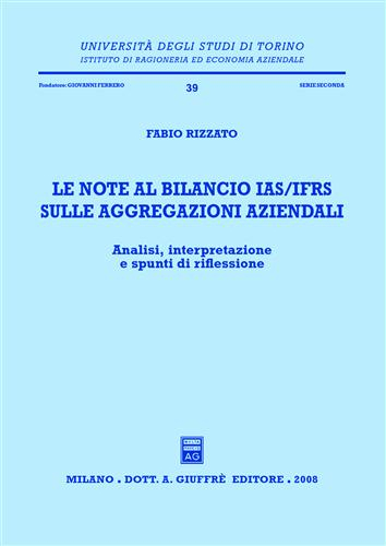 Le note al bilancio IAS/IFRS sulle aggregazioni Lefebvre
